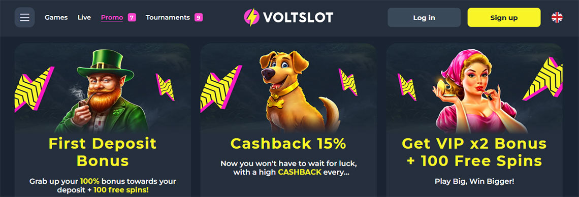 VoltSlot screen